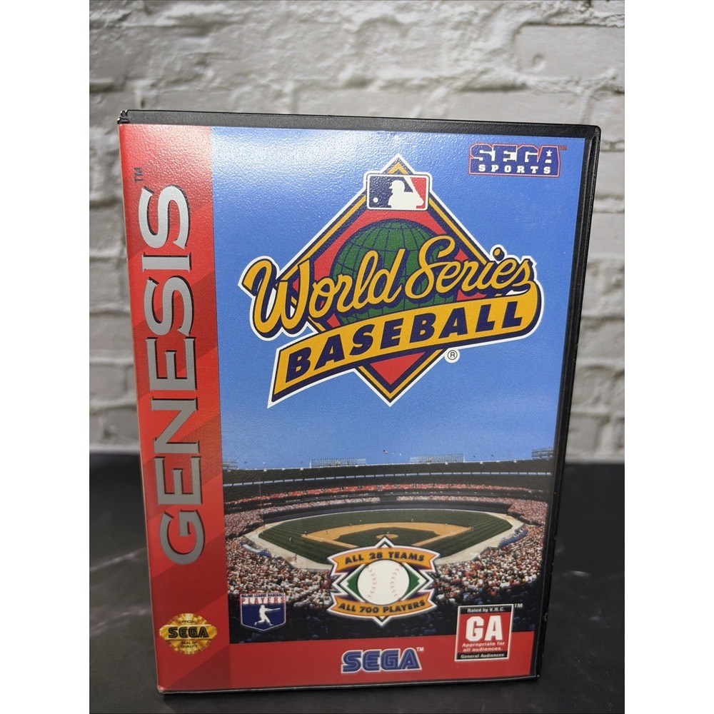 World Series Baseball Sega Genesis 1994 CIB Complete Case Manual 010086012224